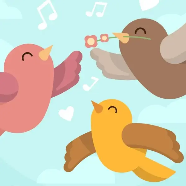 Illustration de la catégorie Les oiseaux